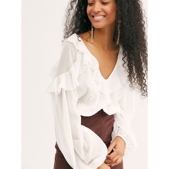 Free People Tops - Free People Life’s a Party Blouse